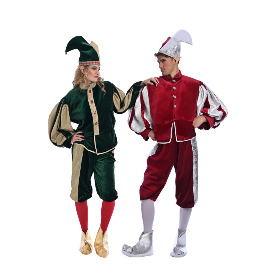 Στολή Ξωτικό Βελούδο Πράσινο - Χρυσό