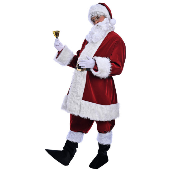 Στολή Άγιος Βασίλης Βελούδο Μπορντό