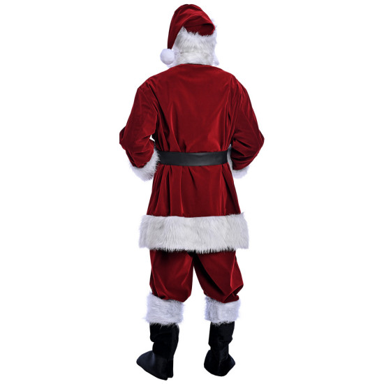 Στολή Άγιος Βασίλης Βελούδο Μπορντό