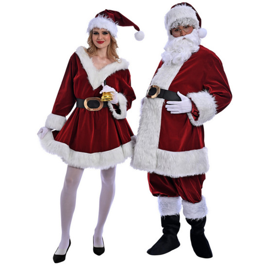 Στολή Άγιος Βασίλης Βελούδο Μπορντό